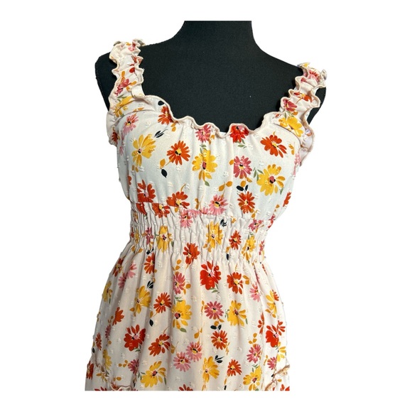 Moa Moa Women Juniors Sleeveless Floral Dress Size Small - Picture 2 of 6
